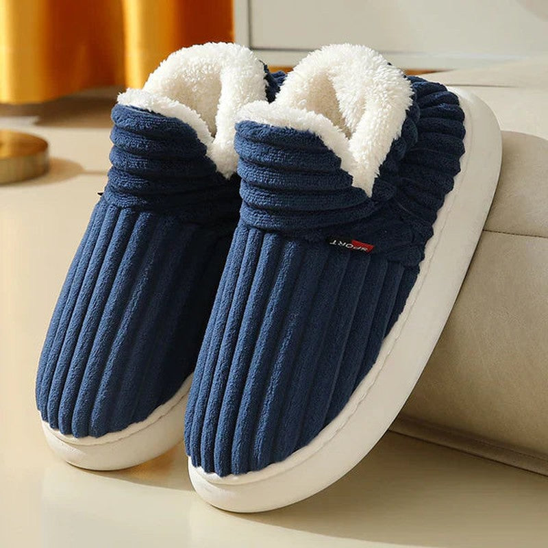 Ergonomic slippers featuring arch support and plush lining, available in six colors, designed for ultimate slip-on comfort. 4