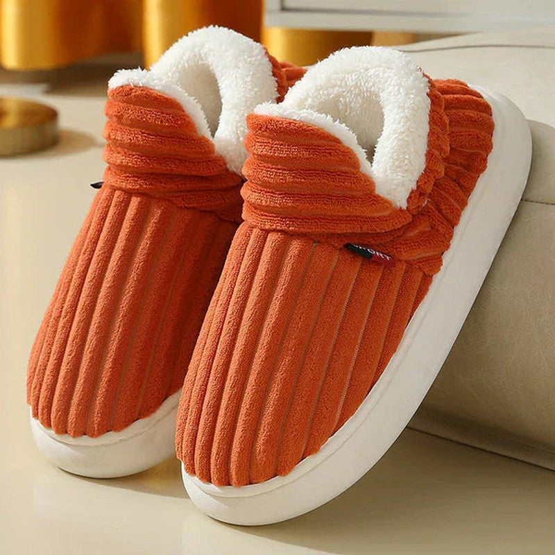 Ergonomic slippers featuring arch support and plush lining, available in six colors, designed for ultimate slip-on comfort. 5