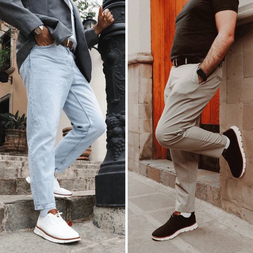 Men's breathable shoes featuring an ergonomic fit, crafted from classic Italian faux leather, perfect for timeless everyday style. 8