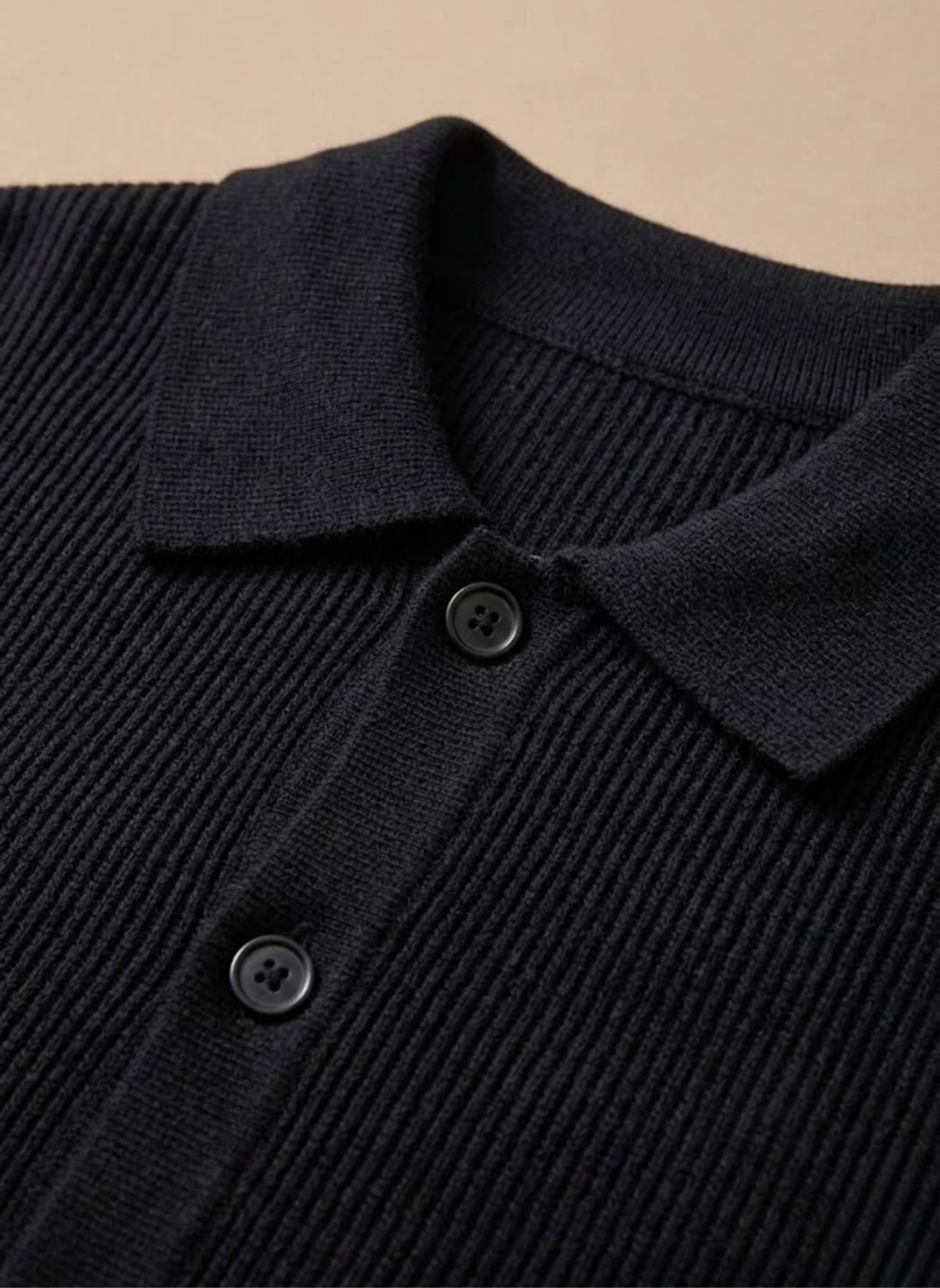 Men's cardigan featuring breathable knit fabric and a lightweight design, ideal for smart casual outfits. 3