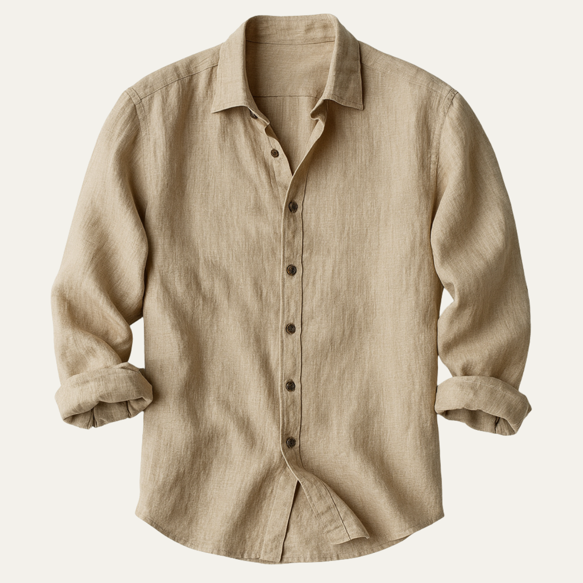 Men's long sleeve button-up shirt in regular fit, made from woven fabric, perfect for casual and formal occasions, available in six stylish colors. 6