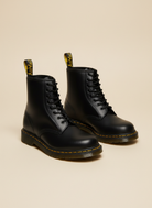 Black ankle boots for women featuring cushioned comfort and a durable sole, designed with a classic style perfect for everyday wear. 1