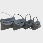 Cowhide leather shoulder bag featuring a magnetic flap closure and an adjustable strap, perfect for everyday use and versatile styling. 11