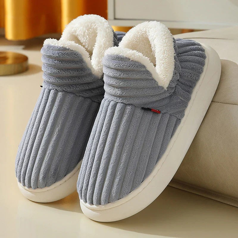 Ergonomic slippers featuring arch support and plush lining, available in six colors, designed for ultimate slip-on comfort. 2