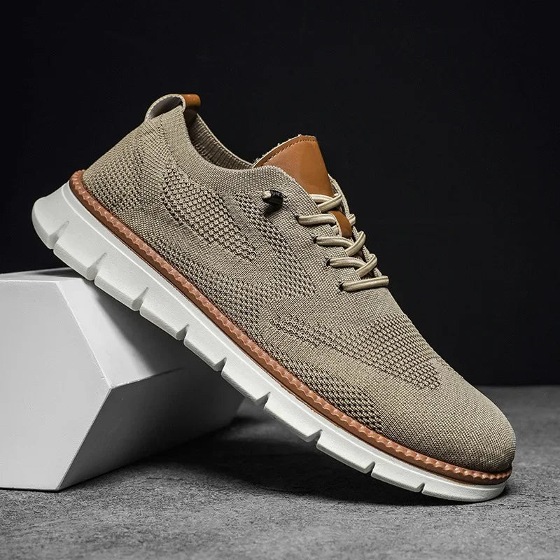 Men's breathable shoes featuring an ergonomic fit, crafted from classic Italian faux leather, perfect for timeless everyday style. 0