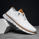 Men's breathable shoes featuring an ergonomic fit, crafted from classic Italian faux leather, perfect for timeless everyday style. 4