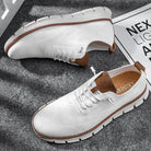 Men's breathable shoes featuring an ergonomic fit, crafted from classic Italian faux leather, perfect for timeless everyday style. 5