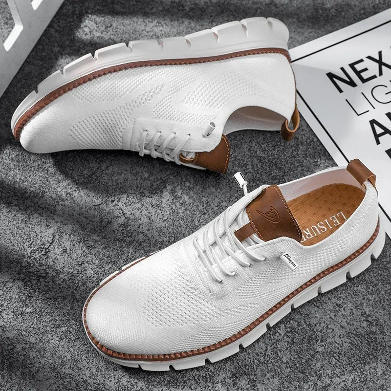 Men's breathable shoes featuring an ergonomic fit, crafted from classic Italian faux leather, perfect for timeless everyday style. 5