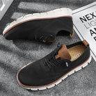 Men's breathable shoes featuring an ergonomic fit, crafted from classic Italian faux leather, perfect for timeless everyday style. 6