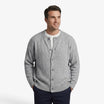 Men's cardigan featuring a button closure and cable knit design, designed for a casual loose fit, perfect for timeless knitwear styling. 0