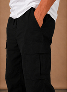 Men's cargo pants featuring utility pockets and a relaxed fit, designed for comfort and versatility, perfect for casual outings and outdoor activities. 6