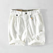 Men's cargo shorts featuring spacious pockets, made from lightweight breathable cotton, perfect for summer casual wear. 3