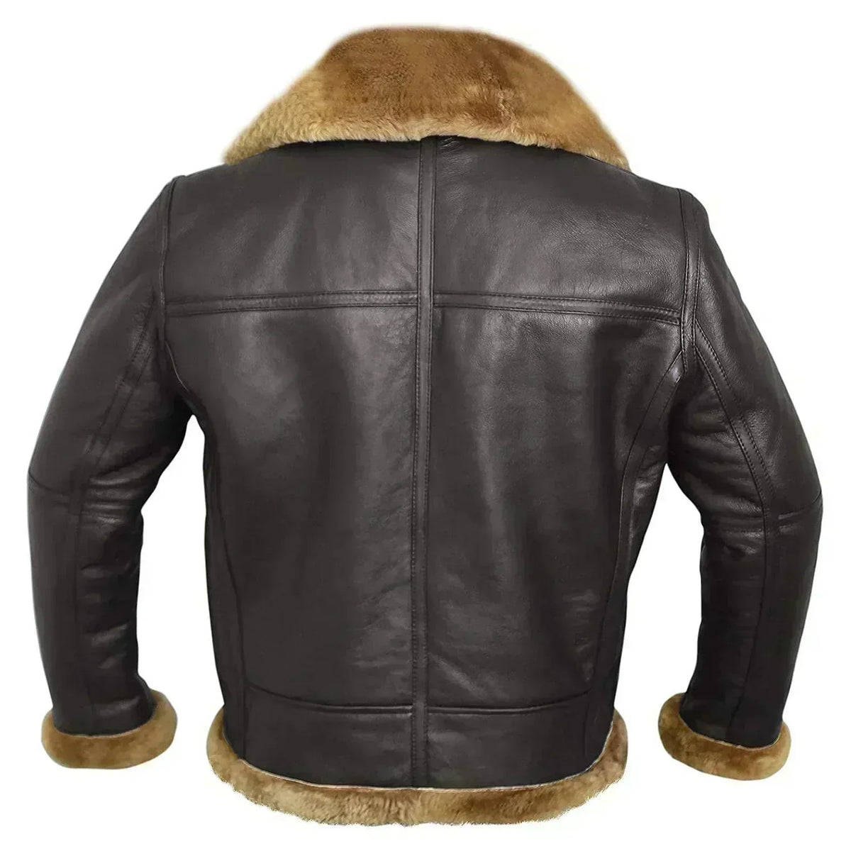Men's Classic Aviator Jacket with Zipper, showcasing timeless style and modern functionality, perfect for layering in any season. 6