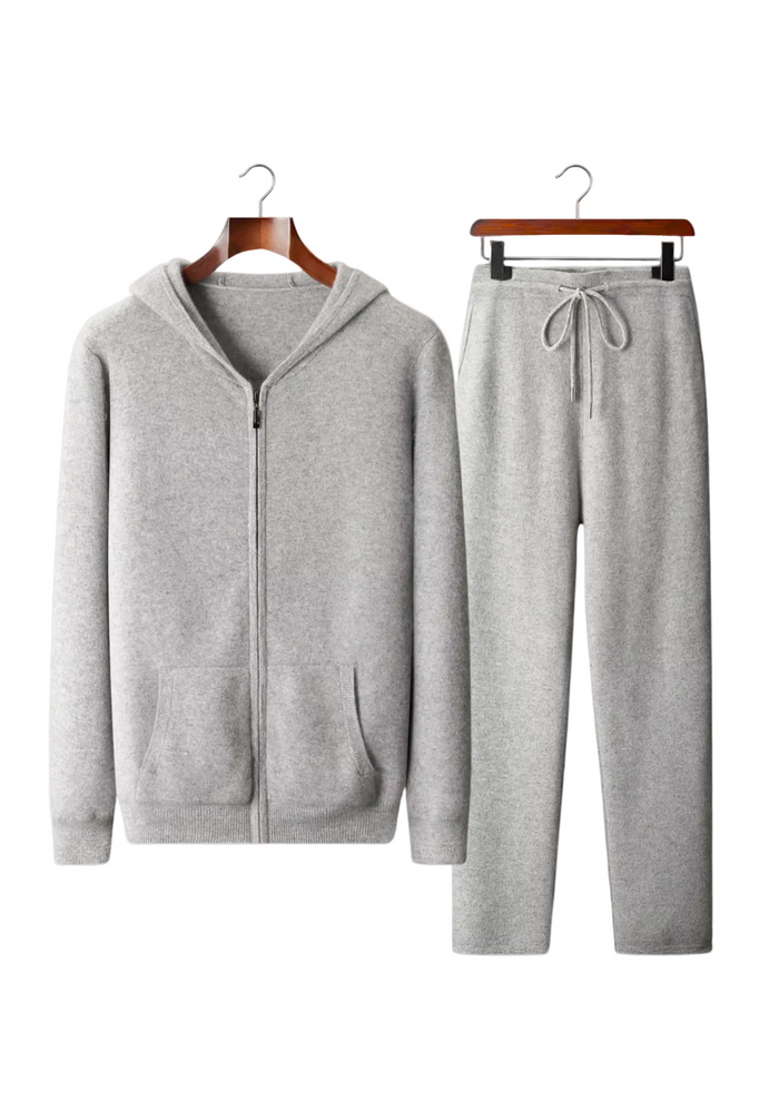 Men’s Hooded Tracksuit with Zipper