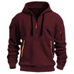 Men's hoodie featuring zipper pockets and soft, cozy fabric, designed for modern casual wear, perfect for everyday activities. 5