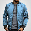 Men's insulated bomber jacket featuring a zip pocket, designed for winter warmth with a classic flight coat style. 5
