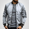 Men's insulated bomber jacket featuring a zip pocket, designed for winter warmth with a classic flight coat style. 6