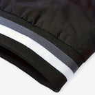 Men's black bomber windbreaker jacket with a regular fit, designed for versatile layering, perfect for casual and outdoor wear. 5