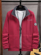 Men's jacket featuring a warm lining and practical zipper, ideal for outdoor winter activities, providing comfort and style for active days. 6