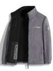 Men's jacket featuring a warm lining and practical zipper, ideal for outdoor winter activities, providing comfort and style for active days. 8