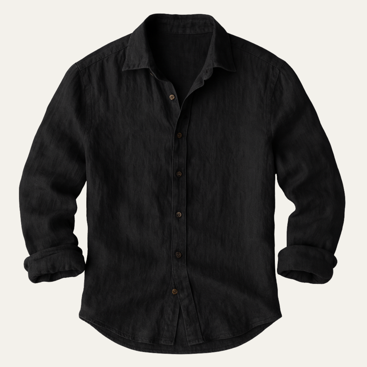 Men's long sleeve button-up shirt in regular fit, made from woven fabric, perfect for casual and formal occasions, available in six stylish colors. 7