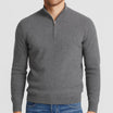 Men's Merino Wool Sweater featuring a stylish V-neck design, crafted for a regular fit, perfect for versatile styling in any wardrobe. 4