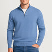 Men's Merino Wool Sweater featuring a stylish V-neck design, crafted for a regular fit, perfect for versatile styling in any wardrobe. 6
