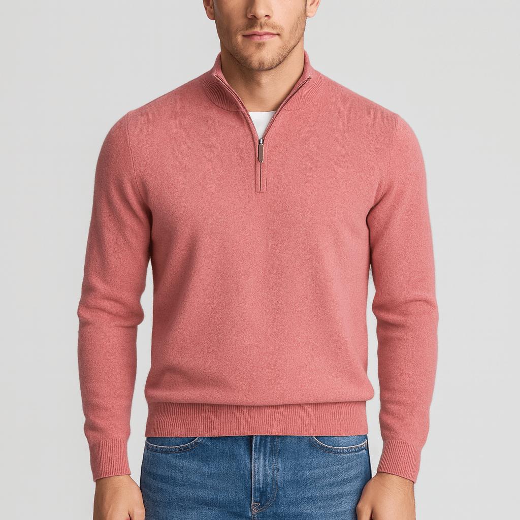 Men's Merino Wool Sweater featuring a stylish V-neck design, crafted for a regular fit, perfect for versatile styling in any wardrobe. 7