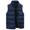 Men's quilted vest featuring functional pockets and a modern design, perfect for lightweight layering during transitional seasons. 2