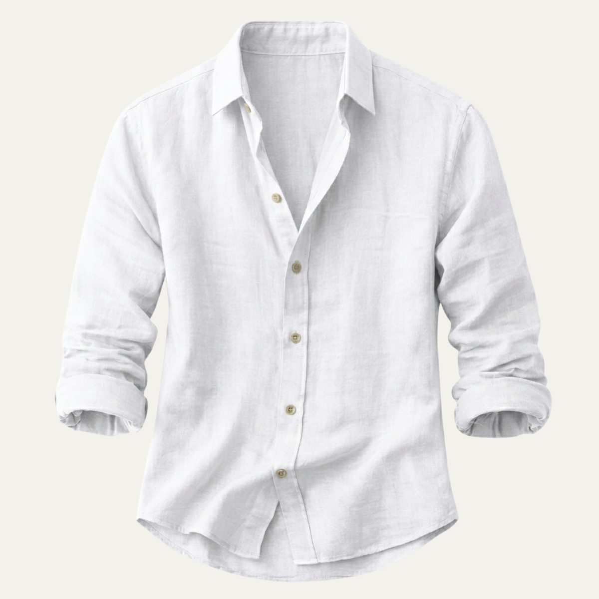 Men's slim fit long sleeve shirt made from smooth woven fabric, suitable for both casual and formal occasions, available in black, white, and sage grey 5