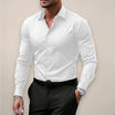 Men's slim fit shirt designed for spring, featuring a modern aesthetic suitable for both casual and smart casual occasions, crafted for comfort and style. 3