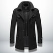 Men's smart-casual coat featuring a button closure and classic tailored fit, perfect for versatile styling in both formal and casual settings. 2