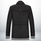 Men's smart-casual coat featuring a button closure and classic tailored fit, perfect for versatile styling in both formal and casual settings. 6