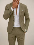 Men's Suit Slim Fit Two-Piece for Winter – Modern Style with Comfortable Fit – Available in L, XL, 2XL 0