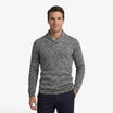 Men's lightweight sweatshirt featuring breathable fabric, mock neck button collar, and versatile design, perfect for casual and active wear. 0