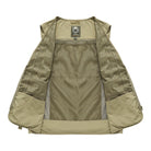 Men's lightweight polyester vest featuring a breathable mesh back and multi-pocket design, ideal for outdoor activities such as hiking, camping, and fishing. 8