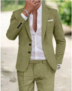 Men's wedding suit set featuring a classic fit and two-button design in elegant black, perfect for formal events and special occasions. 3