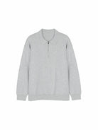 Men's sweatshirt featuring a polo collar, designed in a relaxed fit with a soft cotton blend for ultimate comfort, perfect for casual outings. 2