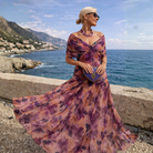 Off Shoulder Maxi Dress with Sculpted Bodice and Mermaid Silhouette – Elegant Formal Wear 8