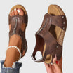Orthopedic sandals for women featuring cushioned support, adjustable fit, and comfortable zipper closure for all-day wear. 2