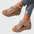 Orthopedic sandals for women featuring cushioned support, adjustable fit, and comfortable zipper closure for all-day wear. 7