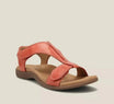 Orthopedic sandals featuring arch support and adjustable straps for everyday comfort, available in black and sizes 4-11 US. 2