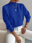 Roll neck jumper featuring a stylish turtleneck design, crafted from soft warm fabric, perfect for cozy autumn wear. 10