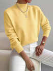 Roll neck jumper featuring a stylish turtleneck design, crafted from soft warm fabric, perfect for cozy autumn wear. 4