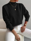 Roll neck jumper featuring a stylish turtleneck design, crafted from soft warm fabric, perfect for cozy autumn wear. 6