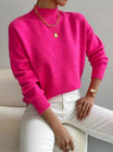 Roll neck jumper featuring a stylish turtleneck design, crafted from soft warm fabric, perfect for cozy autumn wear. 7