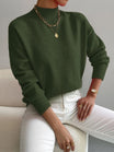 Roll neck jumper featuring a stylish turtleneck design, crafted from soft warm fabric, perfect for cozy autumn wear. 8