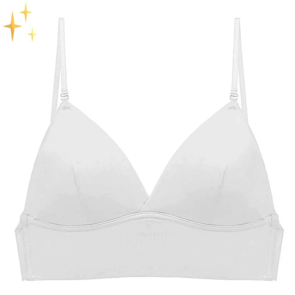 Women's backless bra featuring adjustable straps and a front hook closure, crafted from smooth nylon and spandex for ultimate comfort and support. 4