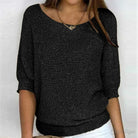 Women's knit sweater featuring a unique pattern, crafted from soft fabric for ultimate comfort and versatility, perfect for all seasons. 2