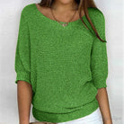 Women's knit sweater featuring a unique pattern, crafted from soft fabric for ultimate comfort and versatility, perfect for all seasons. 5